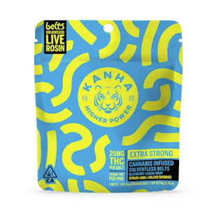 KANHA - Kanha | Nano Blueberry Lemon Drop | Solventless Live Rosin Belts | 4pk  | 100mg