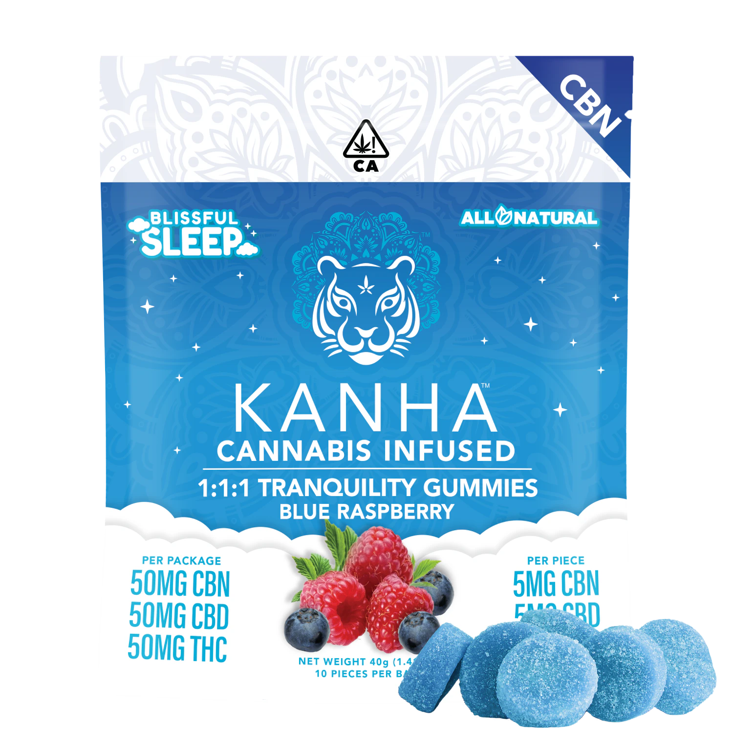 KANHA - Kanha - 1:1:1 Gummies - Tranquility  Main Image