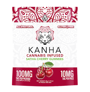 KANHA - [Kanha] THC Gummies - 100mg - Cherry (S)