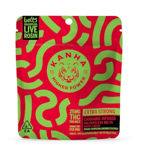 KANHA - Kanha | Nano Cherry Limeade | Solventless Live Rosin Belts | 4pk | 100mg