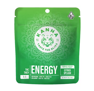 KANHA - Kanha | Nano Citrus Splash 1:1 | THCV Energy Gummies | 100mg