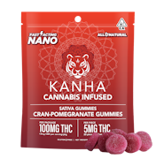 Kanha NANO - 100mg Gummies - Cran-Pomegranate Punch