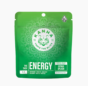 Kanha - KANHA: Energy Citrus Splash 1:1 (THCv:THC) Gummies 100mg/10-Piece (S)