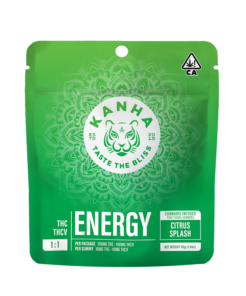 KANHA - Kanha NANO - 1:1 THCV:THC Gummies - Energy Citrus Splash Main Image