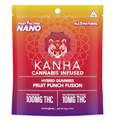 Kanha | Nano Fruit Punch Fusion | Gummies | 100mg