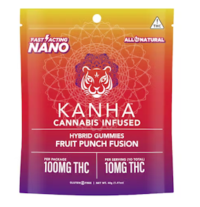 KANHA - Kanha | Nano Fruit Punch Fusion | Gummies | 100mg