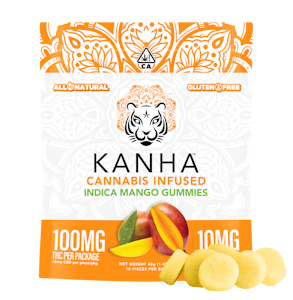 KANHA - Kanha - 100mg Gummies - Mango