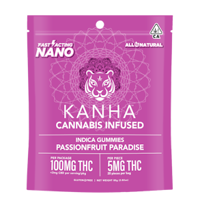 KANHA - [Kanha] NANO Gummies - 100mg - Passionfruit Paradise (I)
