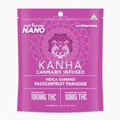 KANHA: NANO Passionfruit Paradise Gummies 100mg/20-Piece (I)