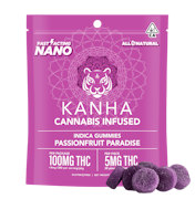 Kanha NANO - 100mg Gummies - Passionfruit Paradise