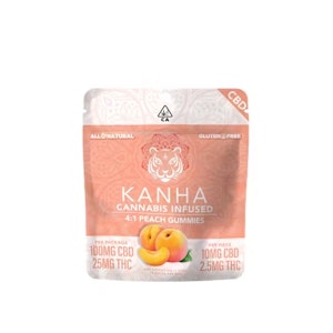 KANHA - Kanha | Peach | CBD 4:1 | Gummies 