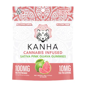 KANHA - Pink Guava (S) | KANHA |100mg THC | 10-pack