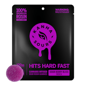 Kanha NANO - 100mg Solventless Rosin Gummies - Sour Berry Bliss
