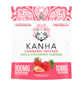 KANHA - [Kanha] Gummies - 100mg - Strawberry (I)