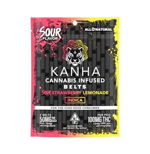 KANHA - [Kanha] Gummies - 100mg - Strawberry Lemonade Belts (I)