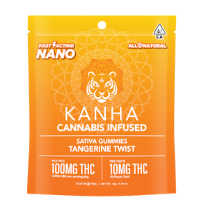 KANHA - [Kanha] NANO Gummies - 100mg - Tangerine Twist (S)