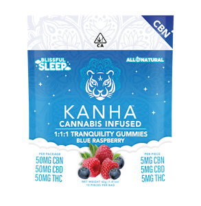 KANHA - [Kanha] Gummies - 150mg - Tranquility 1:1:1 (CBN:CBD:THC)