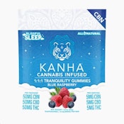 KANHA: Tranquility Sleep 1:1:1 (CBD:THC:CBN) Gummies 150mg/10-Piece (I)