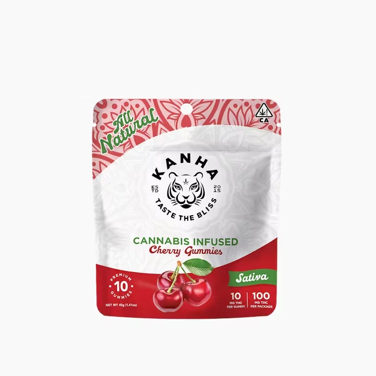 KANHA - KANHA Classic Cherry 100mg Gummy Main Image