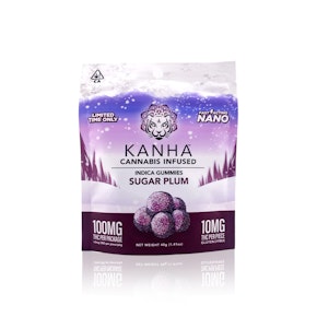KANHA - Edible - Sugar Plum - Indica - THC NANO - 100MG
