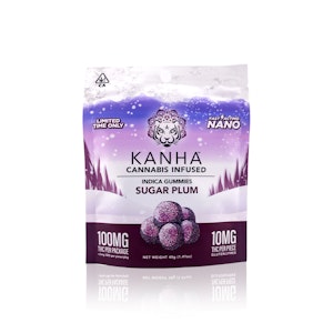 KANHA - KANHA - Edible - Sugar Plum - Indica - THC NANO - 100MG
