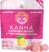 KANHA | PINK LEMONADE 1:1 THC/CBD - 10PK | EDIBLE