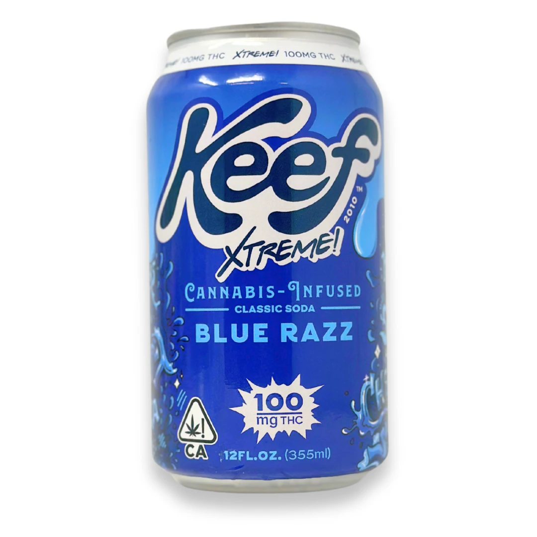 Keef Brands - Keef - Xtreme Soda - Blue Razz - Beverages - 100mg Main Image