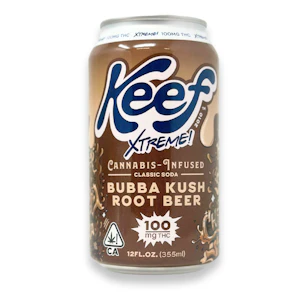 Keef Brands - Keef - Xtreme Soda - Bubba Kush Root Beer - Beverages - 100mg