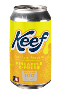 Keef - Pineapple X-Press, Soda, 12oz