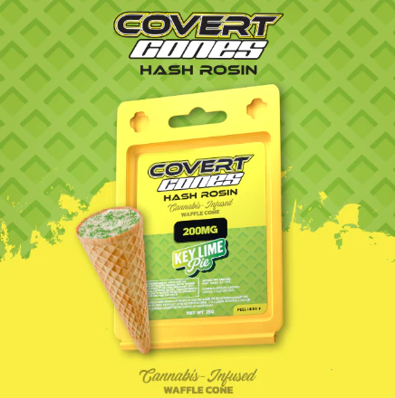 Covert Cones - Covert Cones-Key Lime Pie Hash Rosin 200mg Main Image