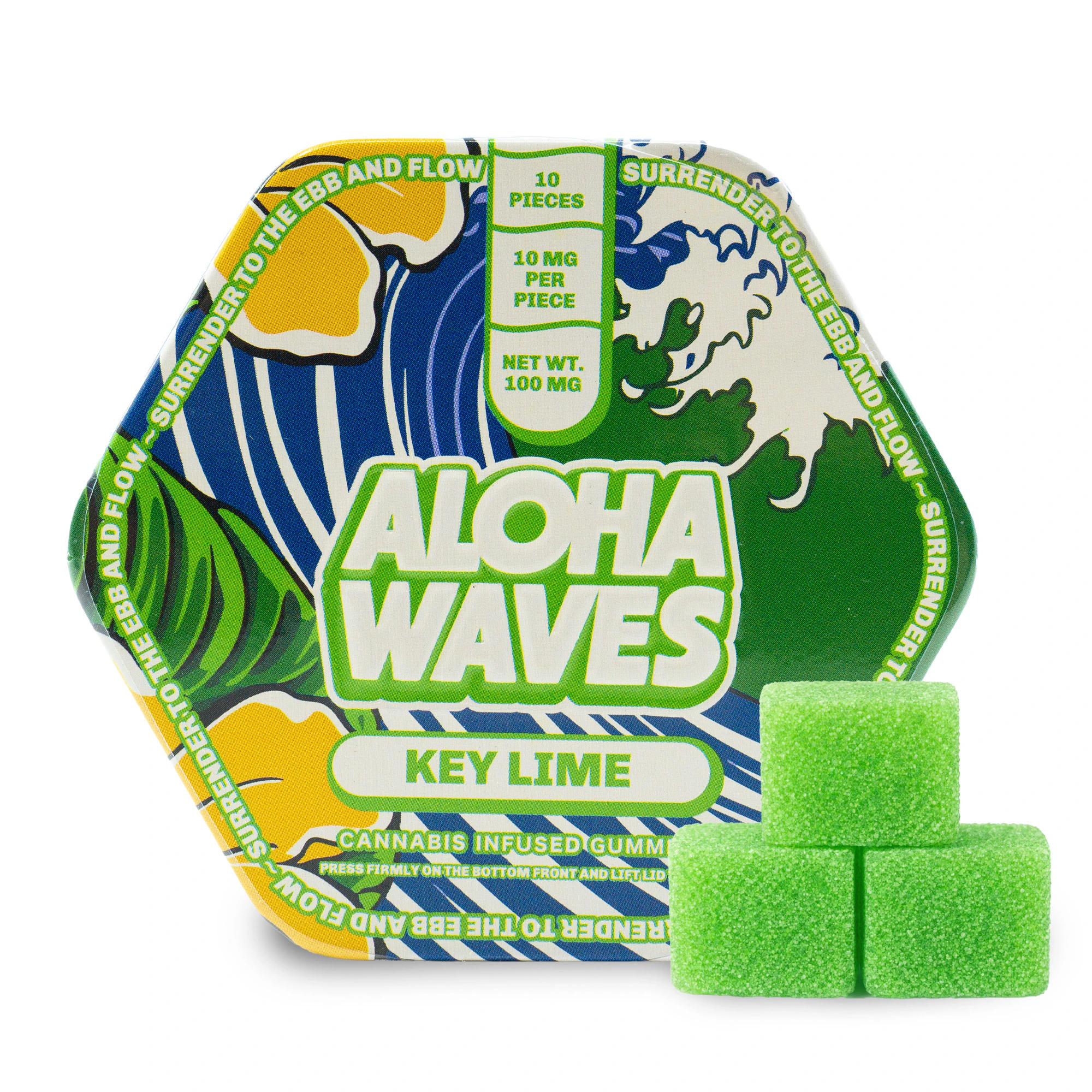 Aloha Waves - Key Lime | 100mg Main Image