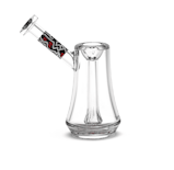 Keith Haring - Glass Bubbler - Red & Black