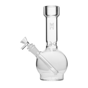 HUMAN GRADE - 9" CLEAR BALL BONG - HUMAN GRADE