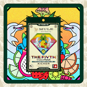 Tropical Punch, 5:5:5:5:1 THC:CBD:CBN:CBG:CBC Gummy - Por