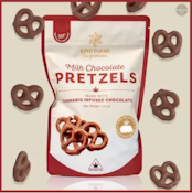 Kind Farms | Milk Chocolate | Chocolate Covered Pretzels | 200mg [20pc]