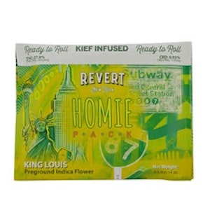 Revert - King Louis | Kief Infused Pre-Ground Flower | 14g | Revert