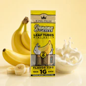 King Palm - Banana Cream Organic Mini Rolls 2pk