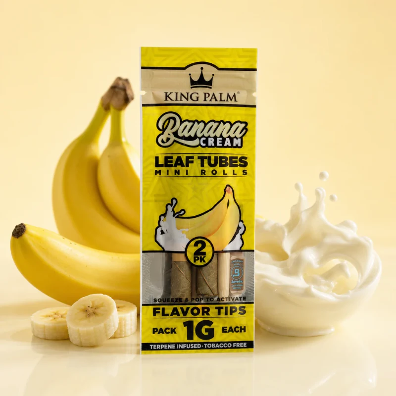 King Palm - King Palm - Banana Cream Organic Mini Rolls 2pk Main Image