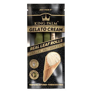 Nexus - King Palm Gelato Cream 54mm Natural Leaf Blunt Wraps
