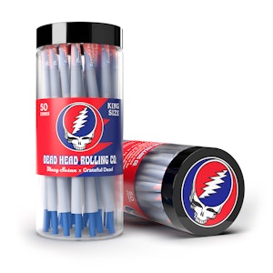 BLAZY SUSAN - GRATEFUL DEAD KING SIZE CONES (50PK) - BLAZY SUSAN