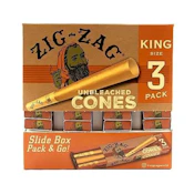 Papers/Cones - 3 Pack Zig Zag Unbleached Cones