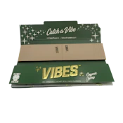 King Size Slim Rolling Papers | 33pk Organic Hemp 4inch Papers | Vibes