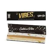 Vibes Black King Size Slim Rolling Papers