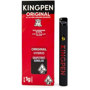 KINGPEN - Grapefruit Romulan 1g All In One Cart - KingPen