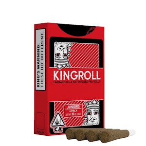 KINGPEN - KingRoll Strawberry Cough xLemonchello .75g Infused Preroll 4pack