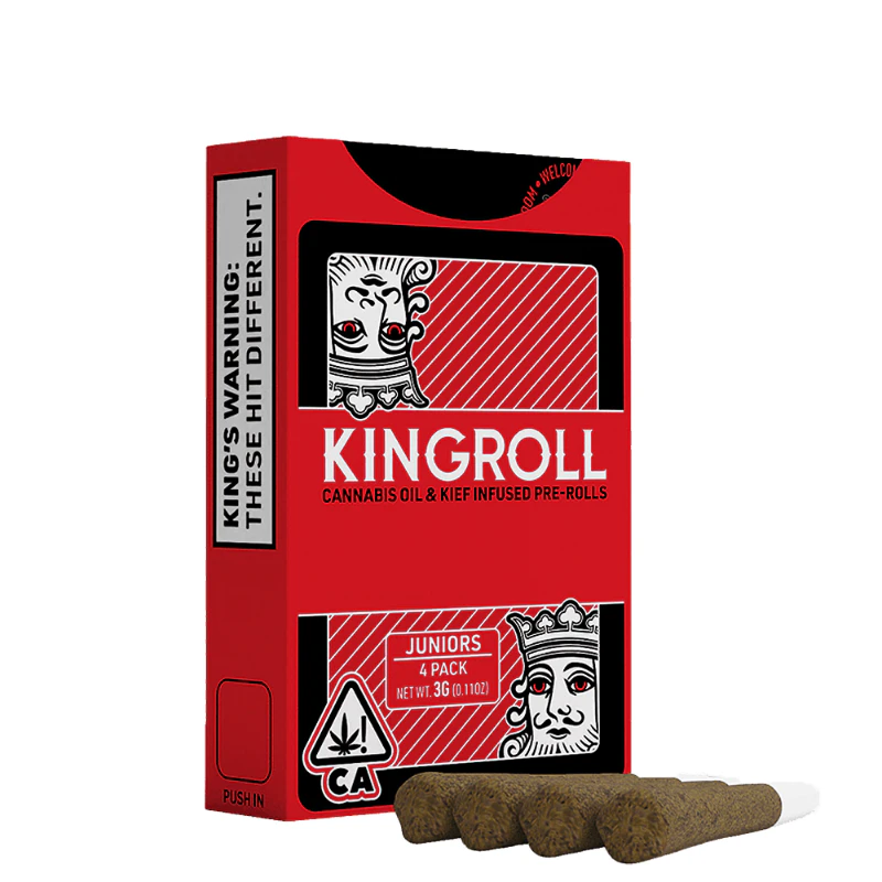 King Pen - Sour Diesel x Pineapple Express - Kingroll Jr 4 Pk (3g) Main Image