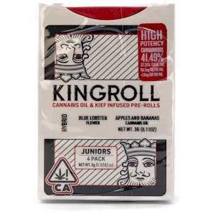 KINGPEN - Junior Blue Lobster x Apples & Bananas 3g 4 Pack Infused Pre-Rolls - KingRoll