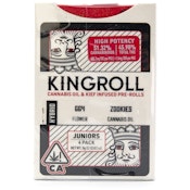 Juniors GG4 x Zookies 3g 4 Pack Infused Pre-Rolls - KingRoll