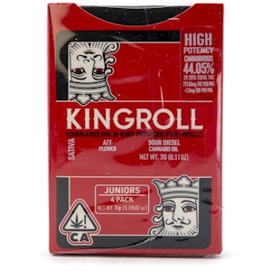 KINGPEN - Juniors ATF x Sour Diesel 3g 4 Pack Infused Pre-Rolls - KingRoll