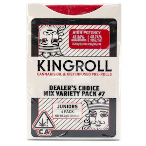 KINGPEN - Juniors Mix #7 3g 4 Pack Infused Pre-Rolls - KingRoll